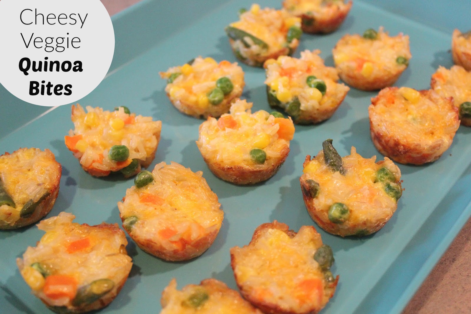 KEEP CALM AND CARRY ON Feeding The Littles Cheesy Veggie Quinoa Bites