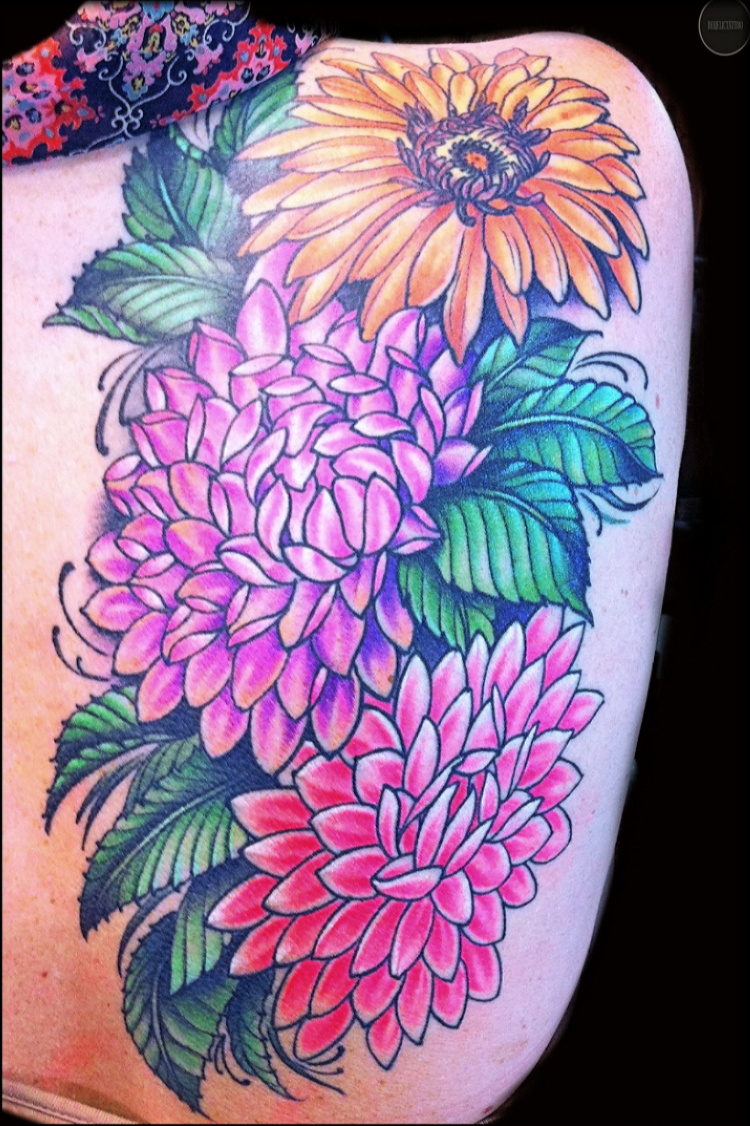 30 Artistic Flower Tattoo Derelictattoo A site that will rule all