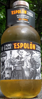 Espolon Tequila Reposado has a beautiful color