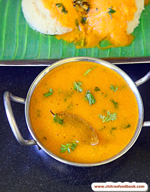 Plain Kurma Recipe For Idli Dosa Dosa Kurma Recipe Chitra's Food Book