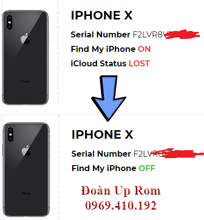 Mở OFF hoàn toàn iCloud cho iPhone 6s tới iPhone X thời gian nhanh giá tốt yêu cầu máy chưa Restore