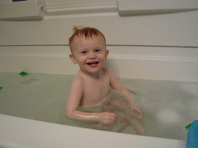Porter Loves Bath Time!