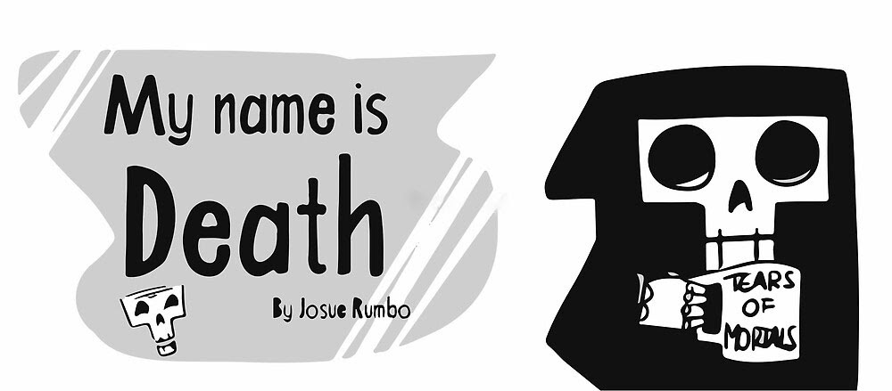 My name is death. Death слово. Зовут я смерть. Билли нейм. Смерть во имя любви комикс.