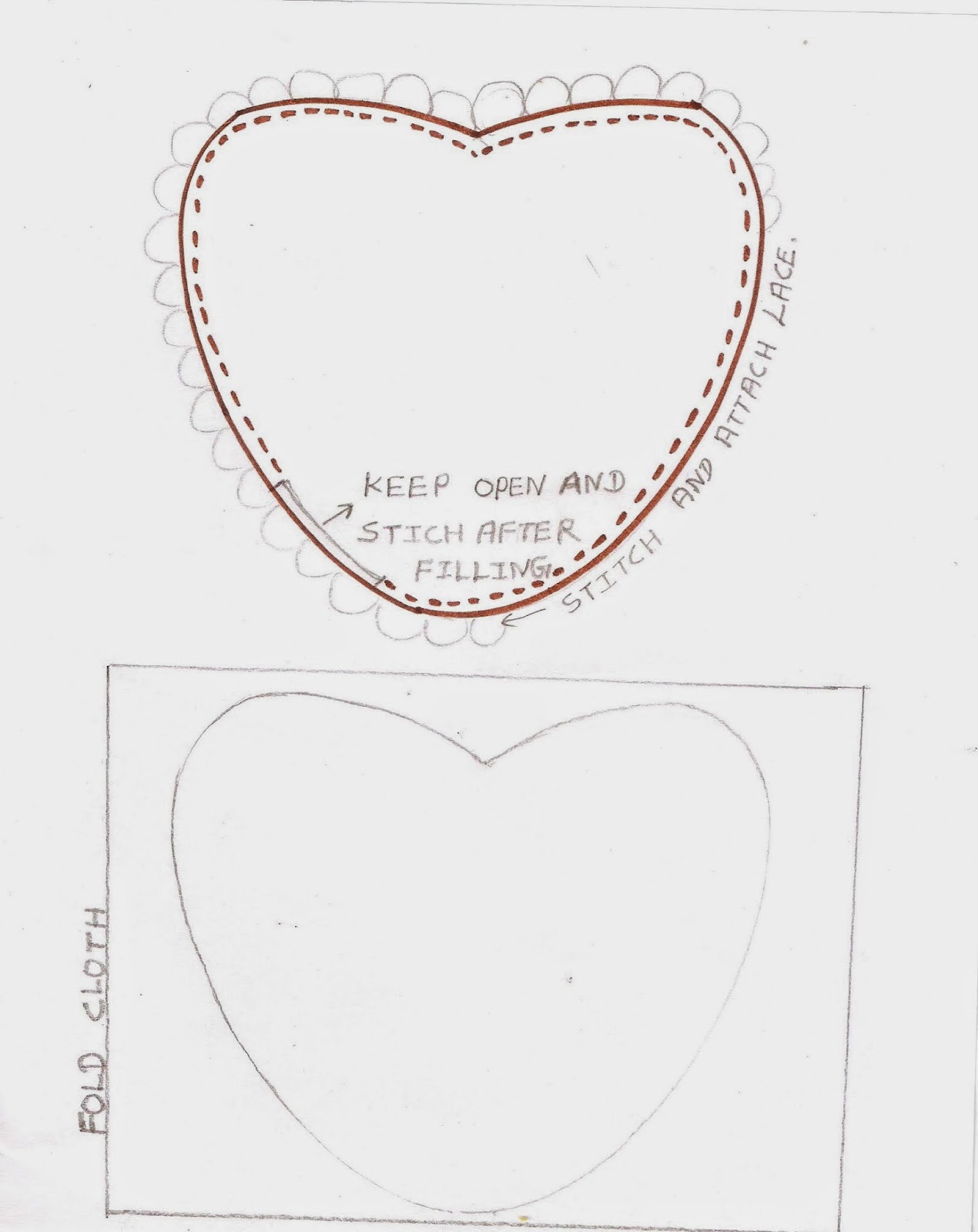 Easy2Stitch How to stitch Heart Shape Pillow?