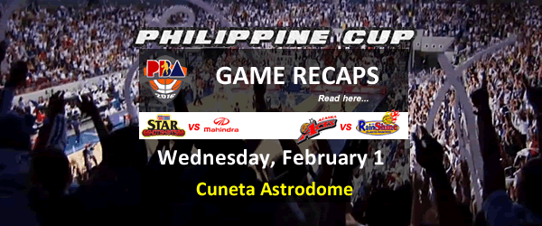 List of PBA Game(s) Wednesday February 1, 2017 @ Cuneta Astrodome List of PBA Game(s) Wednesday February 1, 2017 @ Cuneta Astrodome