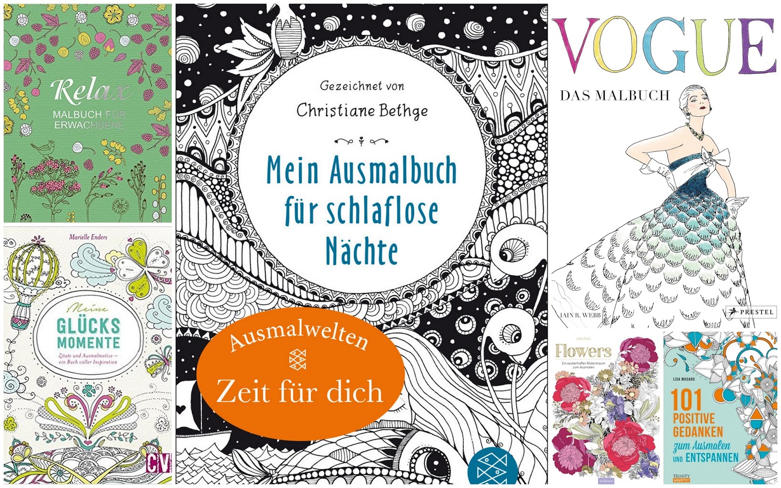 Die Liebe zu den Büchern: Verlagsvorschauen: 12 schöne Malbücher für