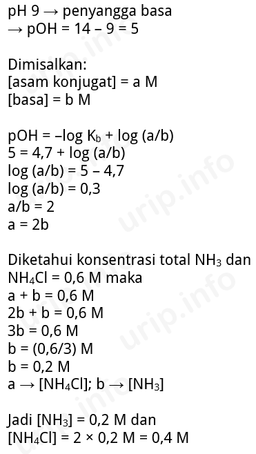 Pembahasan Soal Komponen Larutan Penyangga Bufer Dan Ph Campuran Larutan Penyangga Urip Dot Info