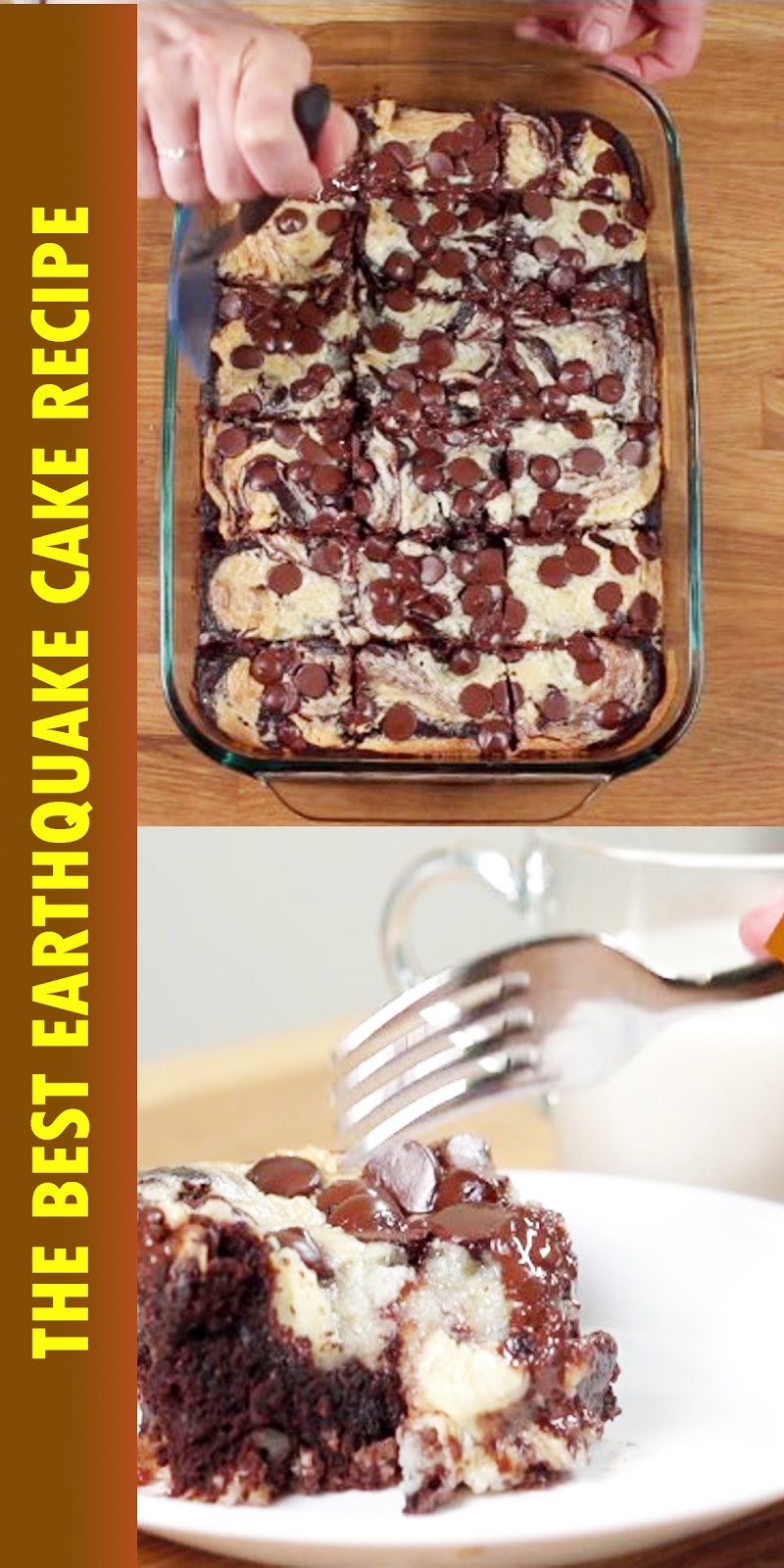 THE BEST EARTHQUAKE CAKE RECIPE