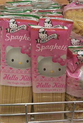 Hello Kitty spaghetti pasta