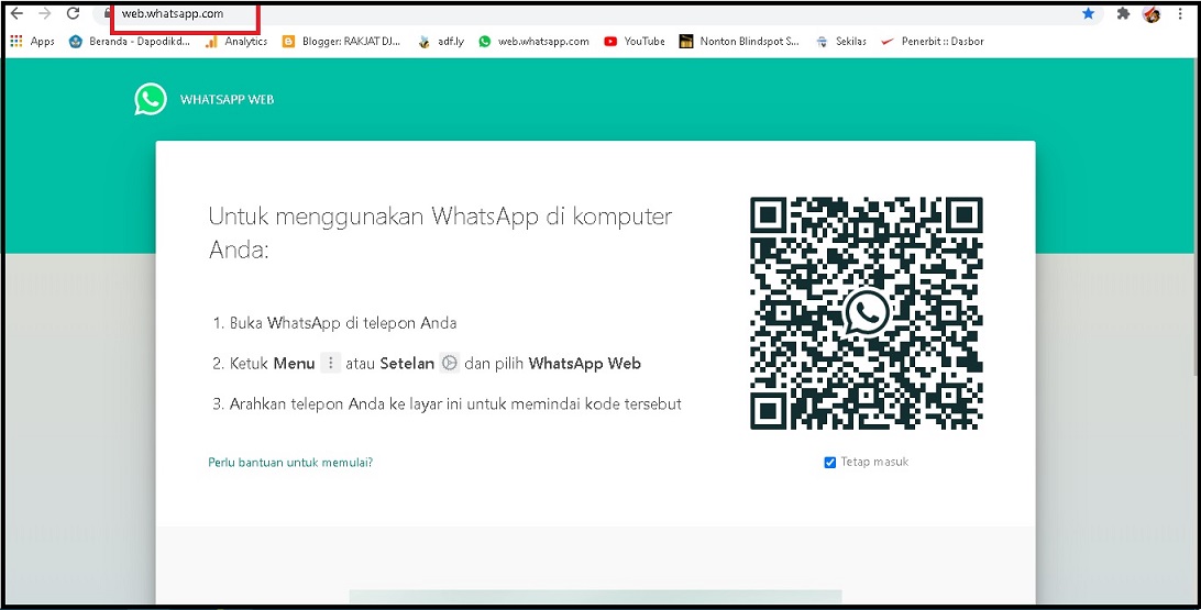 Cara Mudah Membuka Whatsapp Di Laptop Tanpa Aplikasi
