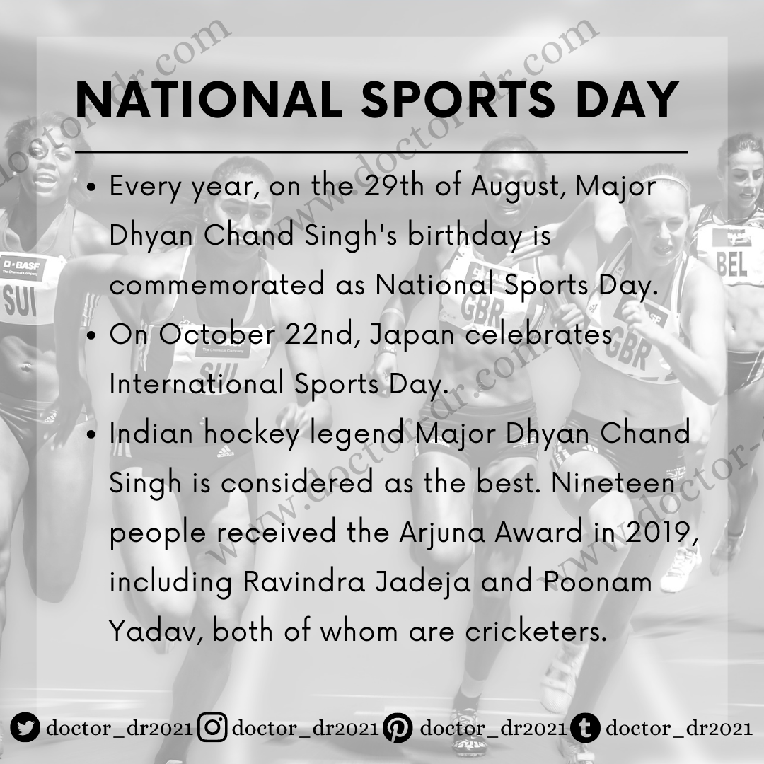 Review Essay and Good Essay on National Sports Day (Creative Essay