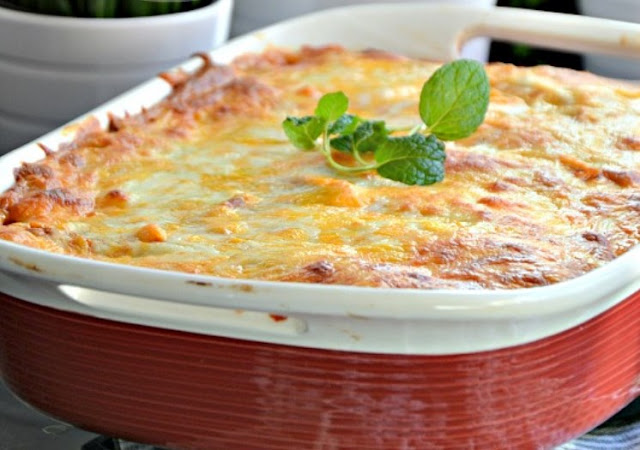 Chicken Enchiladas Casserole #dinner #casserole