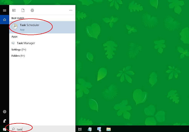 Cara Mematikan Komputer - Auto Shutdown task scheduler windows 10