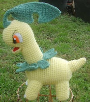 PATRON GRATIS BAYLEEF | POKEMON AMIGURUMI 17