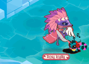 animal: Animal Jam Arctic Wolf Dance Gif