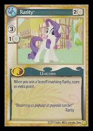 My Little Pony Rarity GenCon CCG Card