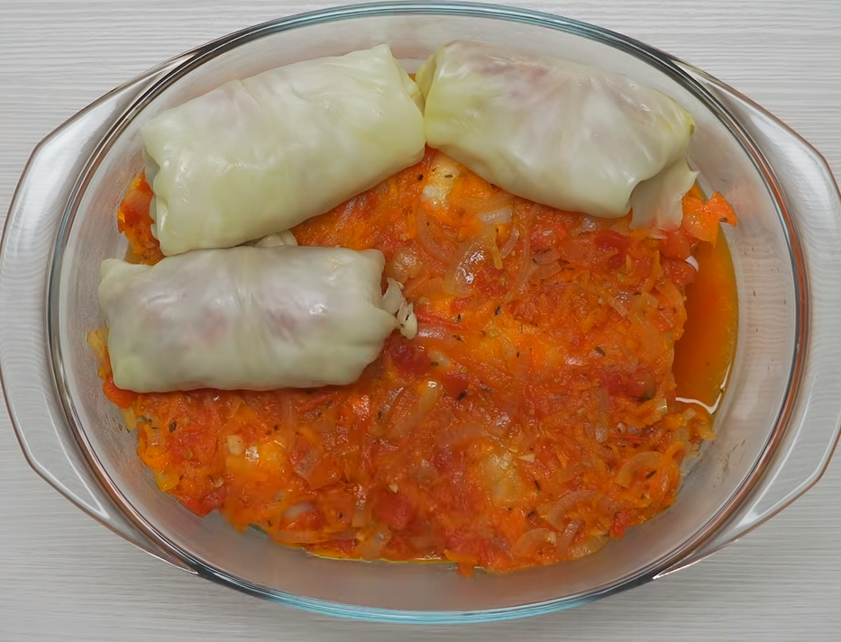 голубцы рецепт сметана с томатной пастой