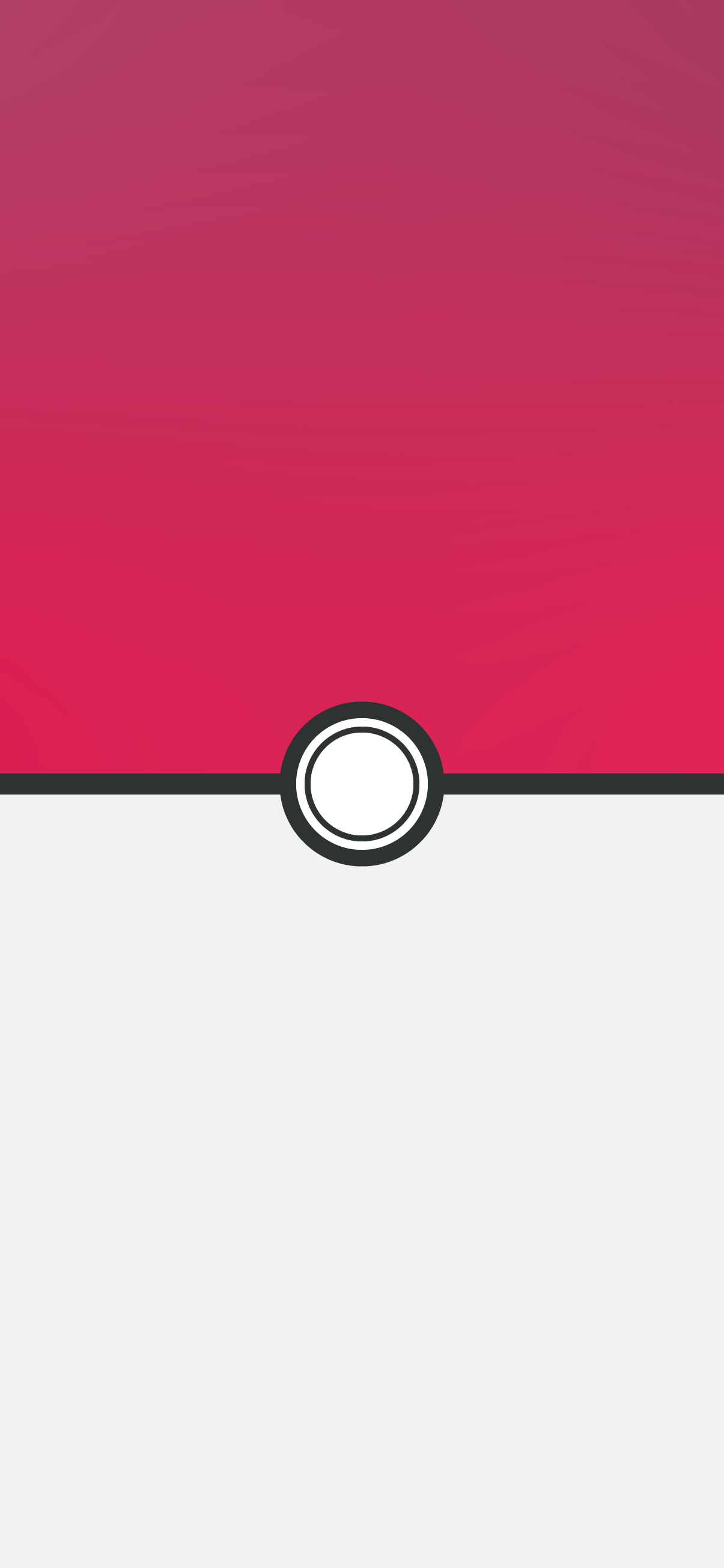 Minimalist pokeball phone wallpaper 4k