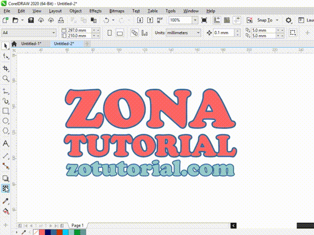 Membuat Logo atau Gambar Transparan di CorelDraw Terbaru - zotutorial