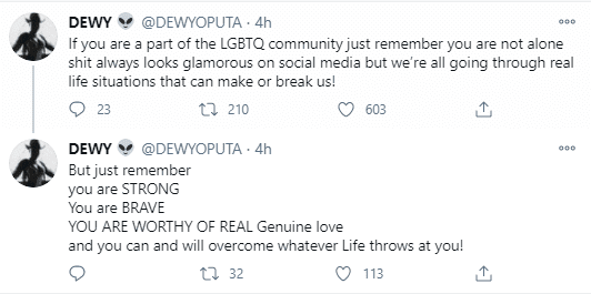 “Hypocrite” – Charly Boy’s daughter, Dewy drags her father for lying about accepting her as lesbian