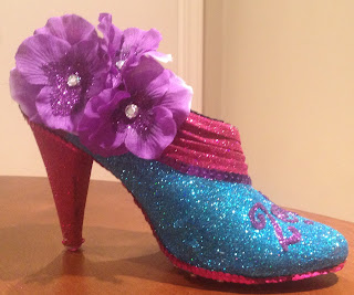 Confessions of a glitter addict: Hot Pink, Teal and Violet Low Boot