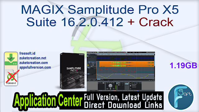 MAGIX Samplitude Pro X5 Suite 16.2.0.412 + Crack