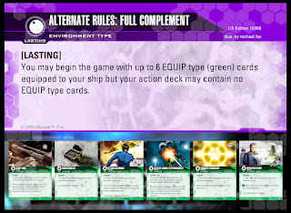 Environment Card: Alternate Rules: Full Complement