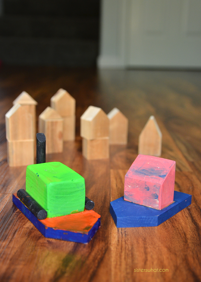 DIY Toy Wood Craft For Kids to Make Handicraft Series Sisters, What!