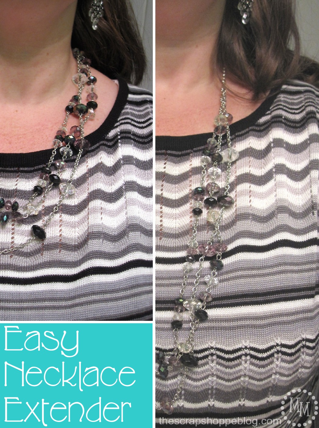 Build Your Own Necklace Clasp + 2 & 4 Necklace Extender by