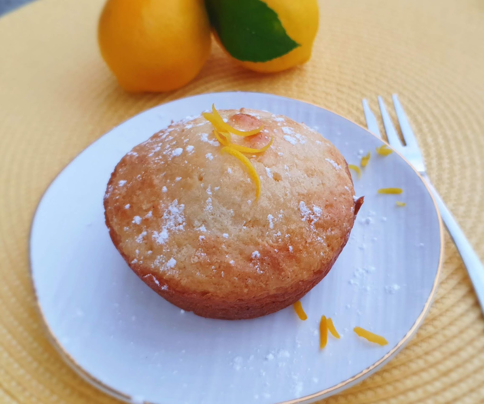 Jumbo Lemon Muffins