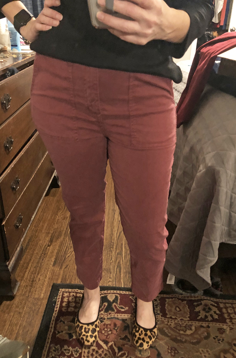 madewell stovepipe fatigue pants