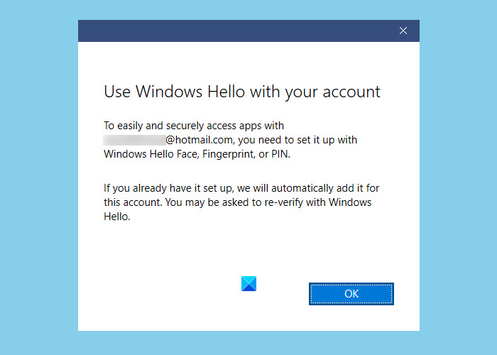 come disabilitare il pin di Windows Hello