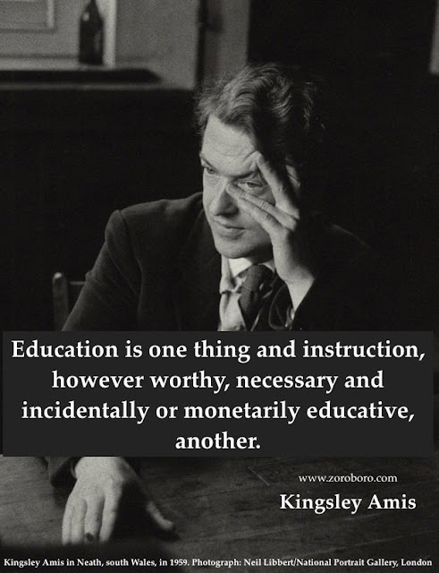 Kingsley Amis Quotes, Kingsley Amis Poems, Sir Kingsley William Amis