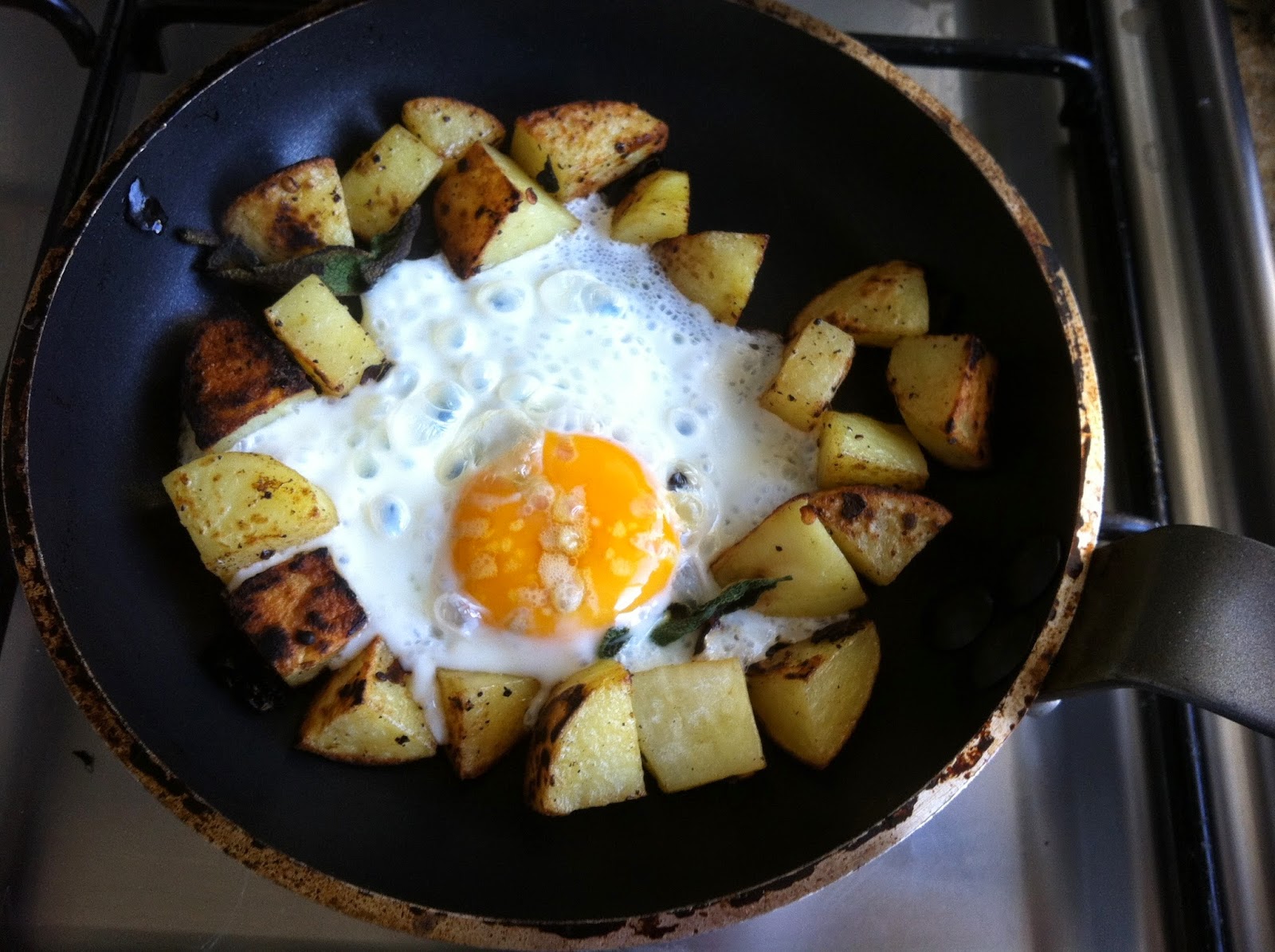 WWDH Crispy Sage Potatoes with Fried Eggs Laws of the Kitchen