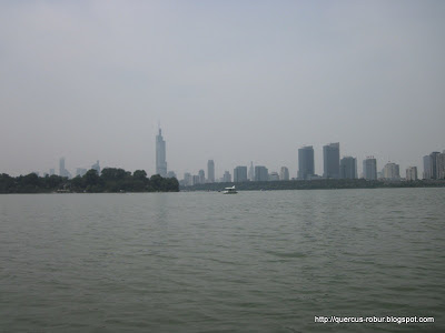 Xuanwu Lake in front of the railway station, Nanijng