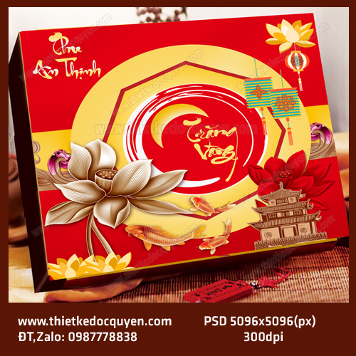 Hộp bánh trung thu file psd Hộp bánh trung thu file psd