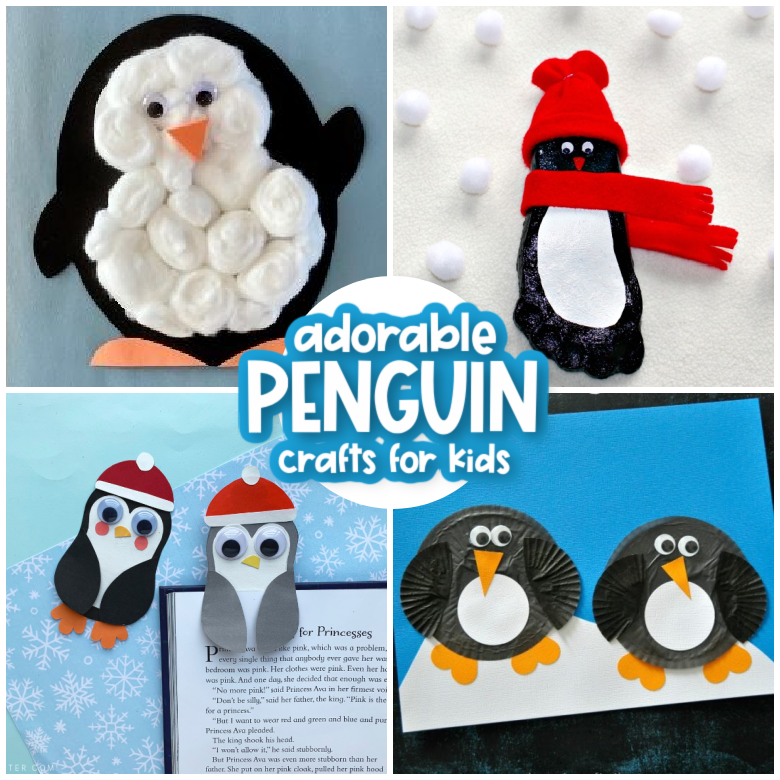 Adorable Penguin Crafts for Kids - Messy Little Monster