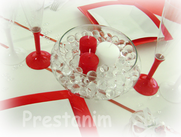 Ma décoration de mariage: Décorations mariage en rouge et blanc