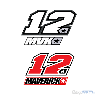 Maverick Vinales #12 Logo vector (.cdr)