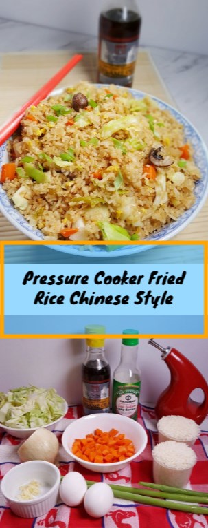 PRESSURE COOKER FRIED RICE CHINESE STYLE | Aurel Kitchen
