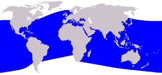 Afalina dağılım haritası