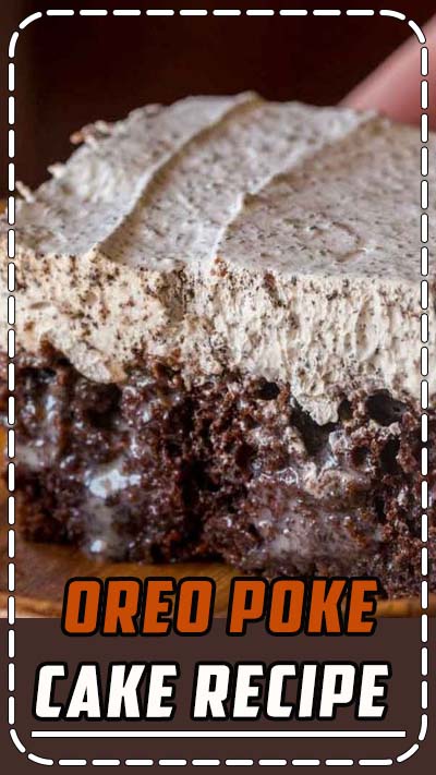 Weight Watchers friendly Oreo Poke Cake made with applesauce, filled with condensed milk and Oreo Flavored whipped topping for just 6 smart points per serving. | #oreo #oreocake #ww #weightwatchers #weightwatchersdessert #weightwatchersrecipes #diet #cookingwithpoints #cookinglight #healthy #summer #pokecake #oreopokecake #summerdessert #healthydessert #healthycake #dietcake"