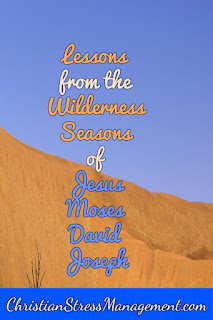Lessons from the wilderness seasons of Jesus, Moses, David and Joseph