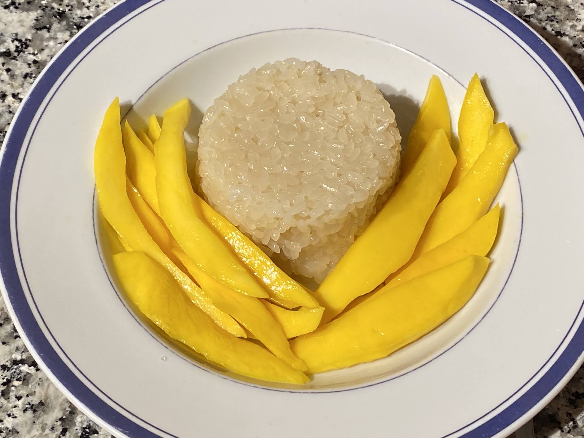 Тайский "липкий рис" с манго