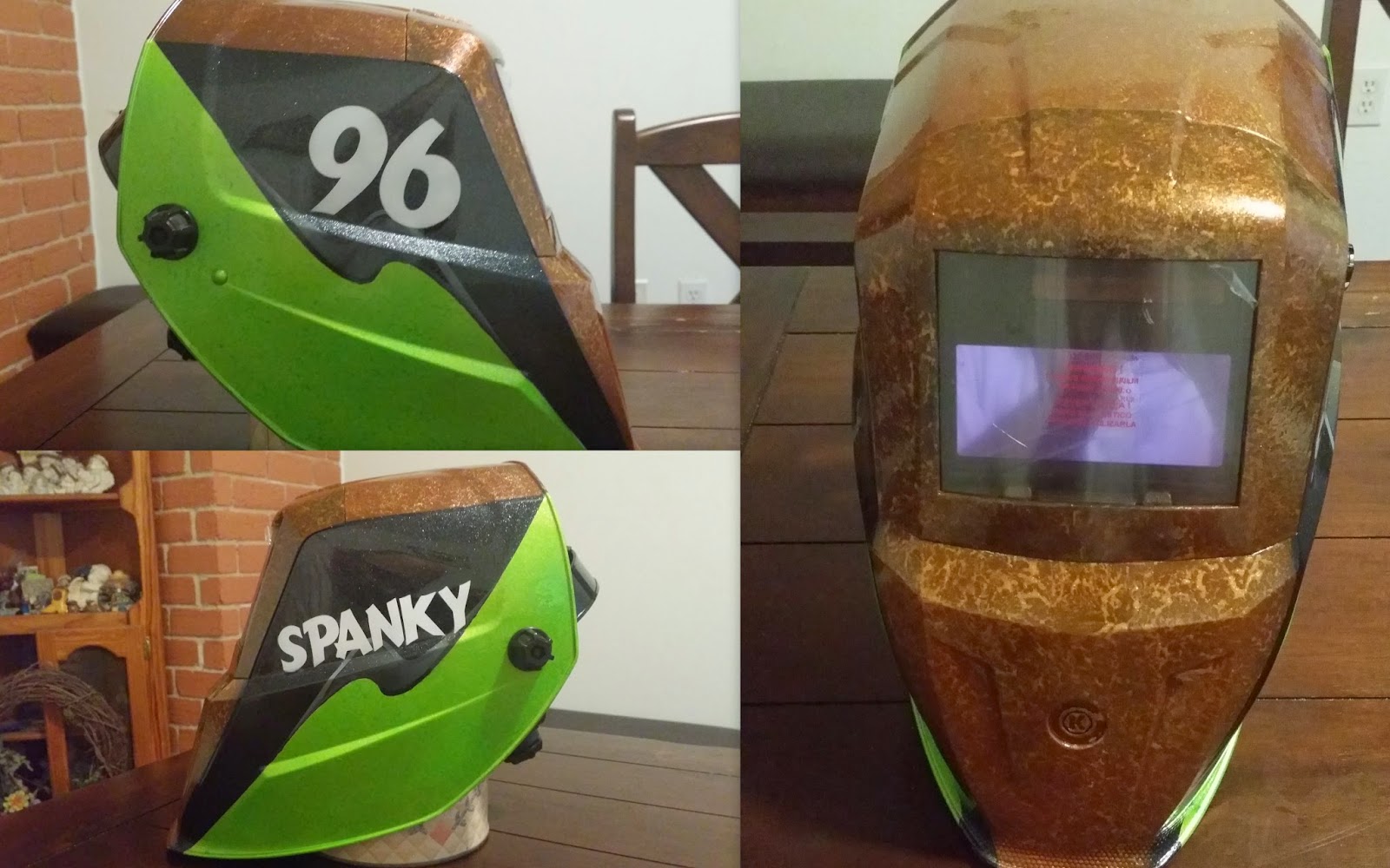 Zimmer DesignZ Custom Paint Custom welding helmet painted by ZimmerDesignZ