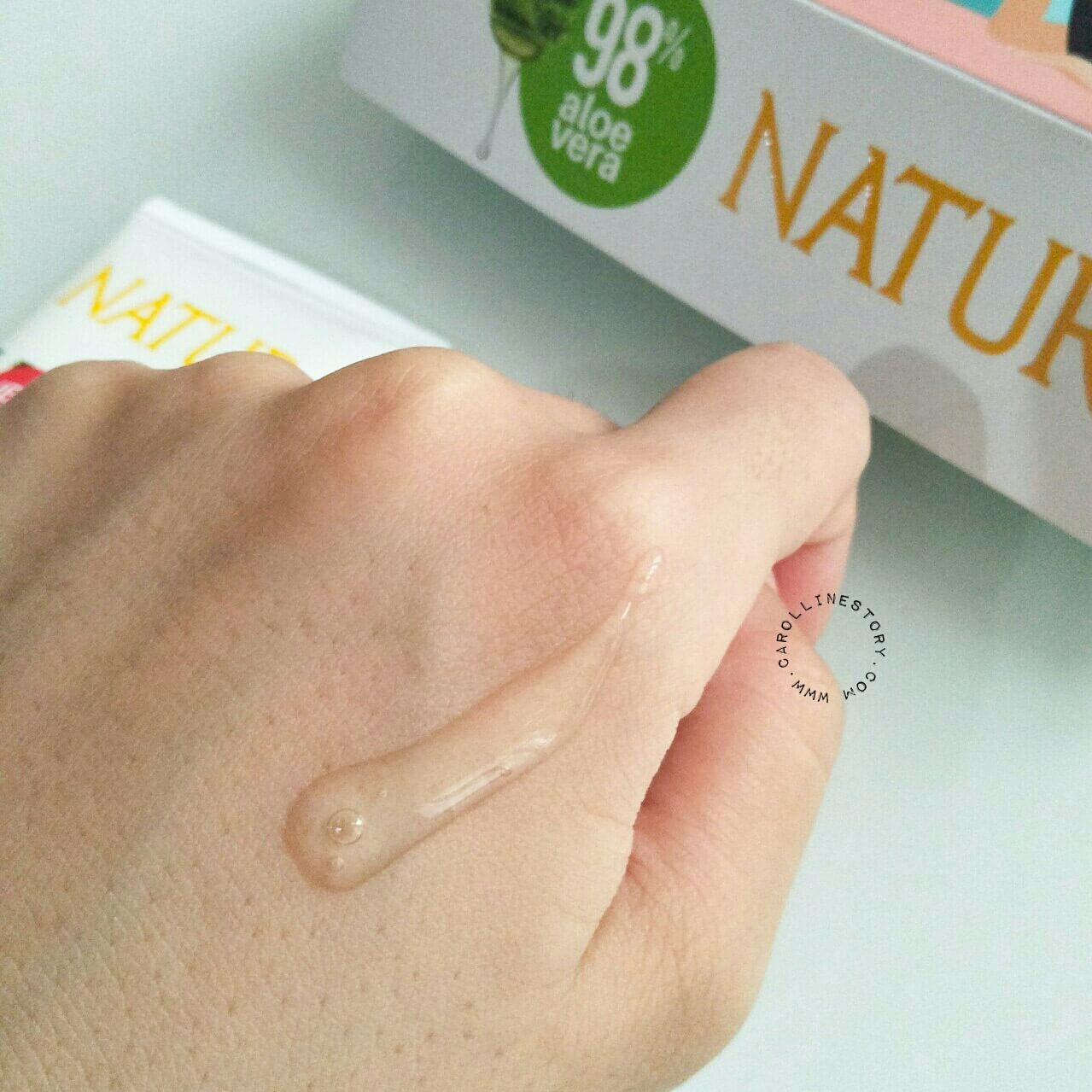 REVIEW] NATUR SLEEPING MASK 98 ALOE VERA GEL Carolline's BEAUTY BLOG