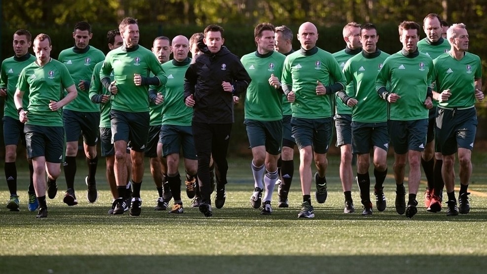 Refereeing World Training the Euro's 25th team