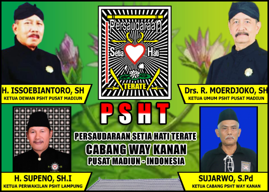 Sujarwo, S.Pd (Ketua Cabang PSHT Way Kanan)