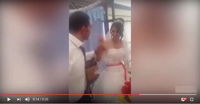 Masih Dalam Suasana Pesta Pernikahan, Pria Ini Sudah Pukul Istrinya Dihadapan Umum
