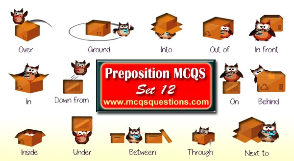 Preposition MCQ with Answers set 12